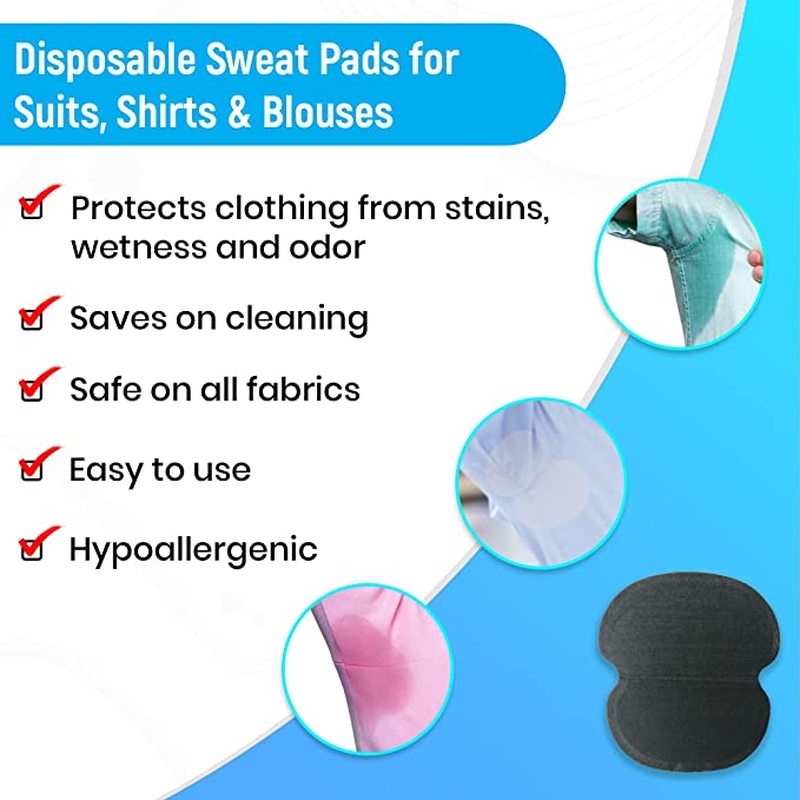 Miếng Dán Thấm Hút Mồ Hôi Cho Vùng Da Dưới Cánh Tay Dùng Một Lần