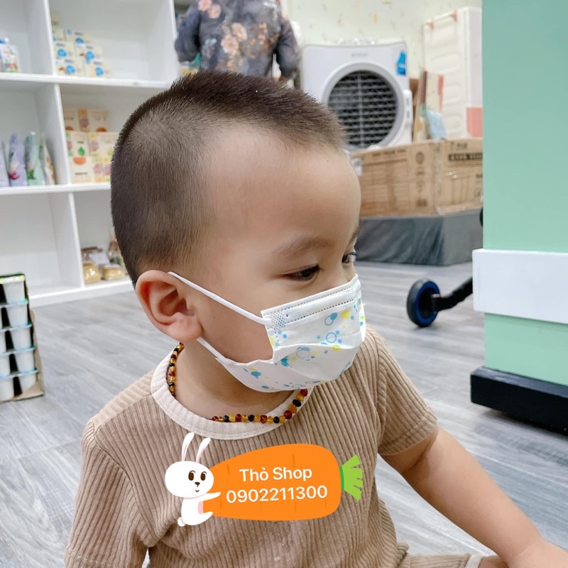 Khẩu trang kháng khuẩn cho bé Kaneson Nhật Bản (set 5 chiếc)