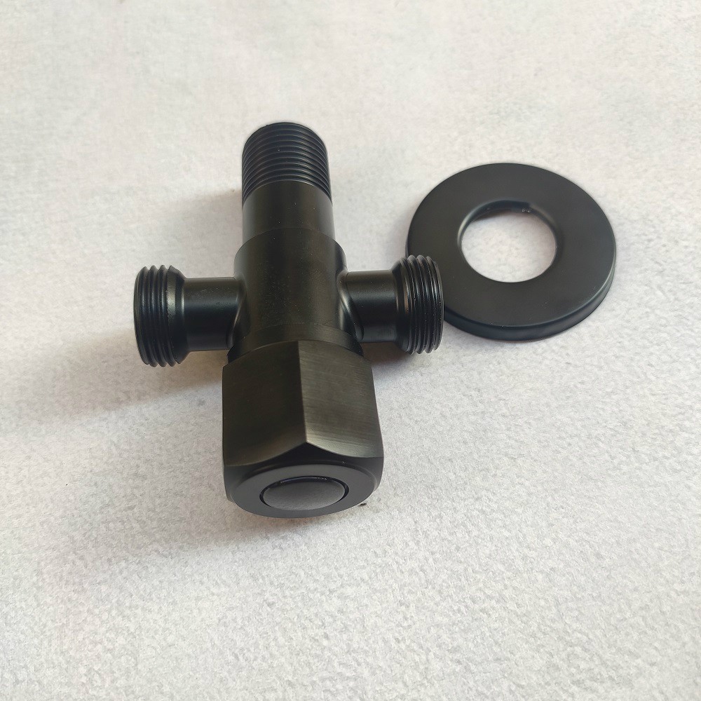 Van Vòi Xịt Nước Vệ Sinh 2 Chiều Màu Đen