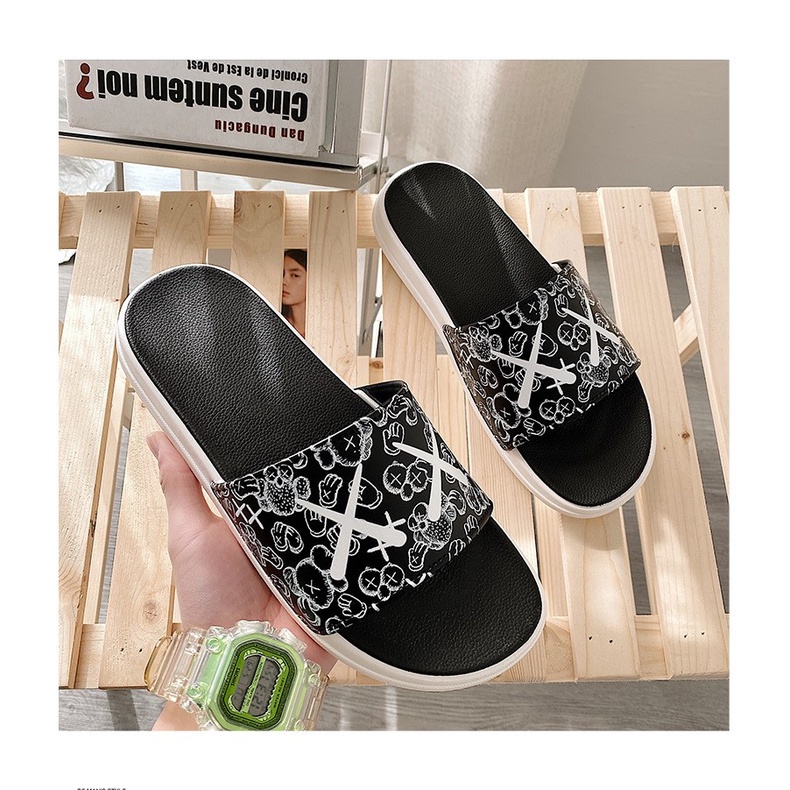 Dép quai ngang unisex Kaw XX thời trang ulzzang hàn quốc siêu Hot TH-84