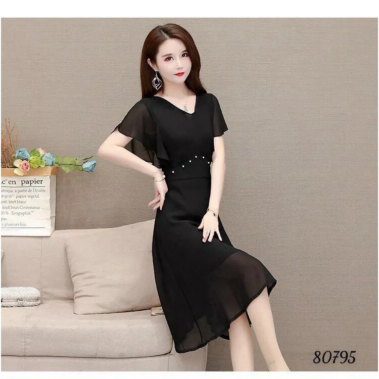 (HCM) ĐẦM VOAN SUÔNG NỮ CỰC SANG CHẢNH TÔN DÁNG CHO CÁC QUÝ PHU NHÂN THỜI TRANG KOKO MI