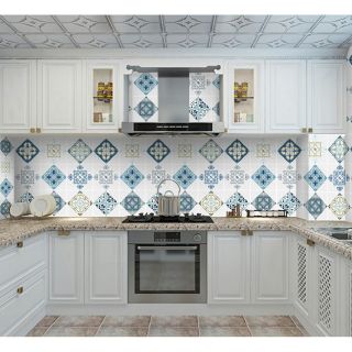 GIẤY DÁN TƯỜNG, TRANG TRÍ NHÀ BẾP CHỐNG THẤM DẦU MỠ KÈM HỌA TIẾT MỚI- KHỔ LỚN 3m x 0,6m [ Được làm từ nhôm Foil