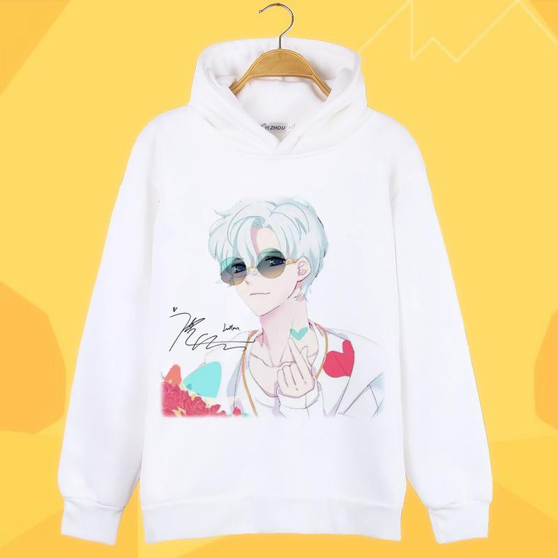 Áo Hoodie Lông Cừu Phong Cách Nhóm Nhạc Exo