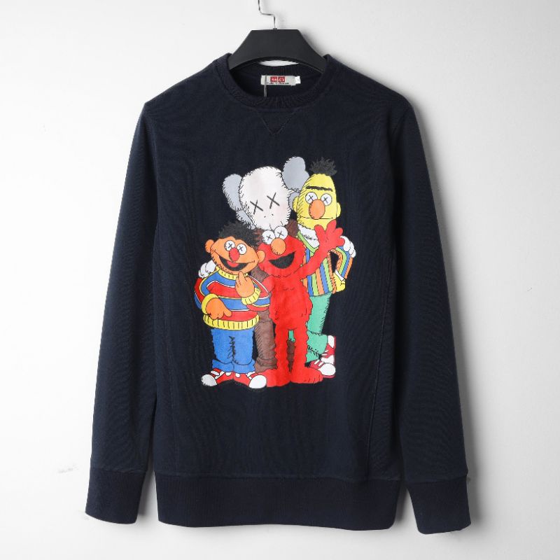 [Mã SR101512 giảm 25% đơn 50K] Áo Sweater Vải Nỉ Thu Đông Cotton 100% , Form Hình In Unisex - 3bros Quần Áo Xuất Khẩu | BigBuy360 - bigbuy360.vn