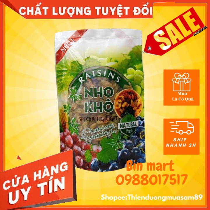 200g nho khô Ninh Thuận loại 1