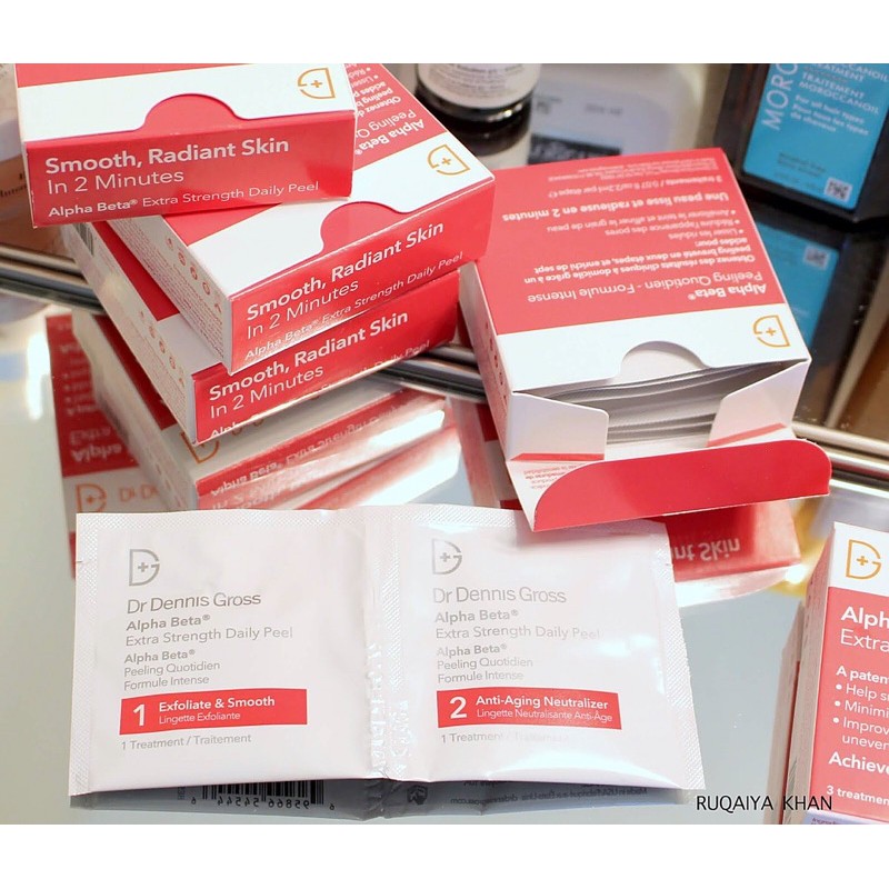 Miếng peel da Dr Dennis Gross Extra Strength Daily Peel