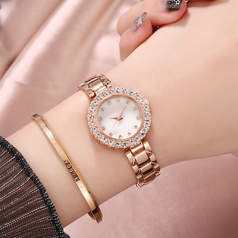 Đồng hồ nữ dây thép D-ZINER NT35 viền đá chính hãng cao cấp thời trang đẹp | BigBuy360 - bigbuy360.vn