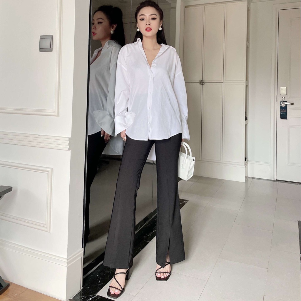 Dép cao gót Luvia mũi vuông phong cách Hàn Quốc cao 7cm X06CG