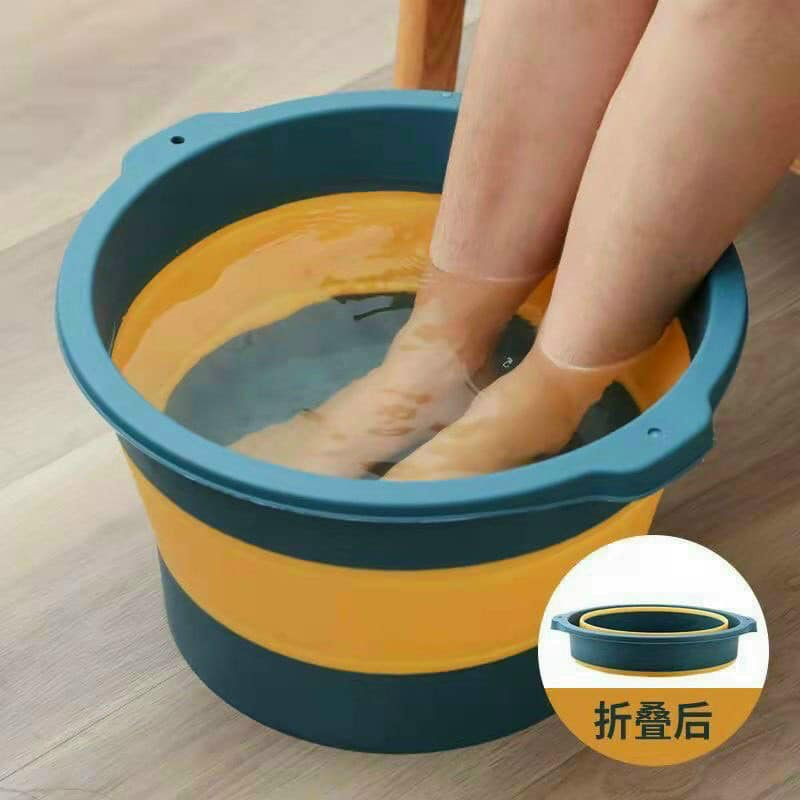 Chậu ngâm chân massage gấp gọn bồn mát xa cao cấp hỗ trợ trị liệu tốt cho sức khỏe