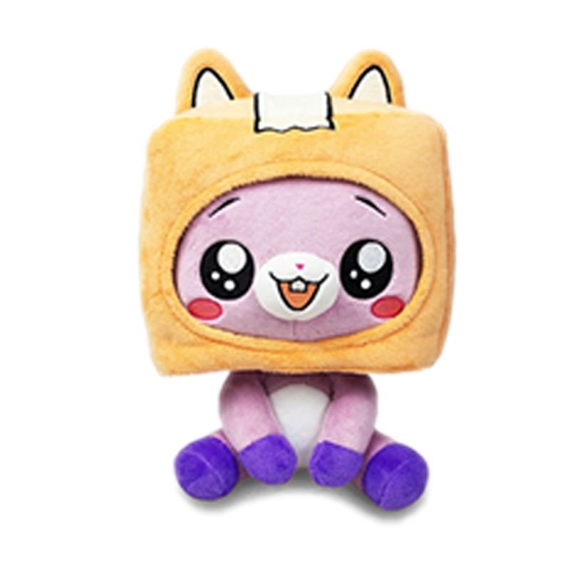 Lankybox Boxy / Foxy /Rocky Robot Phim Hoạt Hình Có Thể Tháo Rời Đồ Chơi Sang Trọng Mềm Mại Cho Trẻ Em Quà Tặng Cô Gái Búp Bê Giường Gối PP Cotton