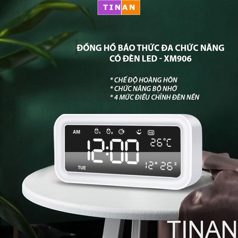 Đồng Hồ Báo Thức Có Đèn Ngủ LED Đa Chức Năng XM906