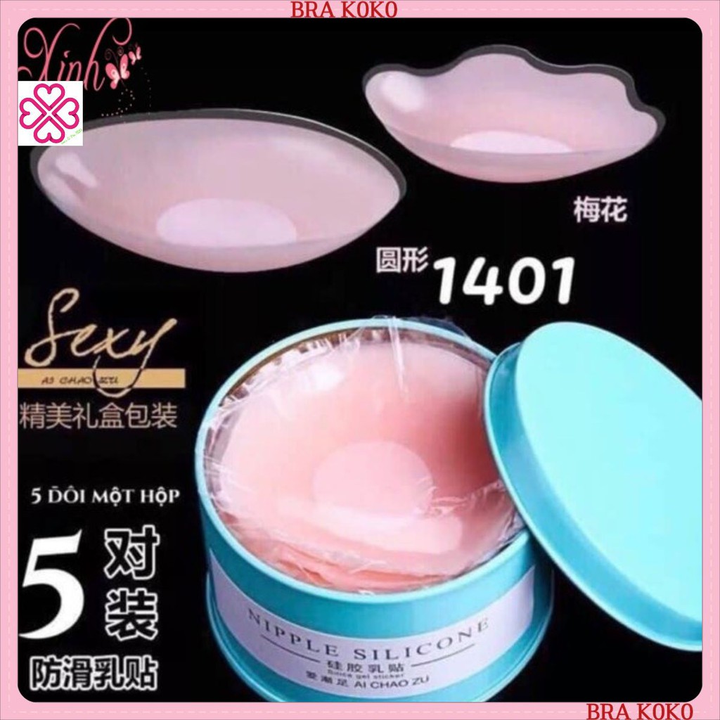 SALE[DEAL SỐC] Set 5 cặp dán ngực cao cấp