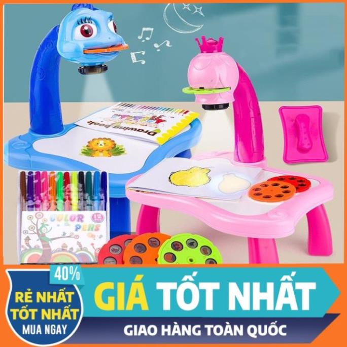 Bàn vẽ thông minh có đèn chiếu sáng cho bé - Bàn vẽ tranh cho bé có nhiều hình