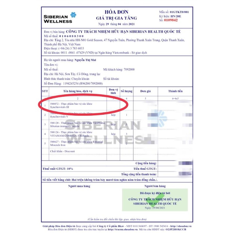 SYNCHROVITALS III SIBERI TIM MẠCH KHOẺ MẠNH | BigBuy360 - bigbuy360.vn