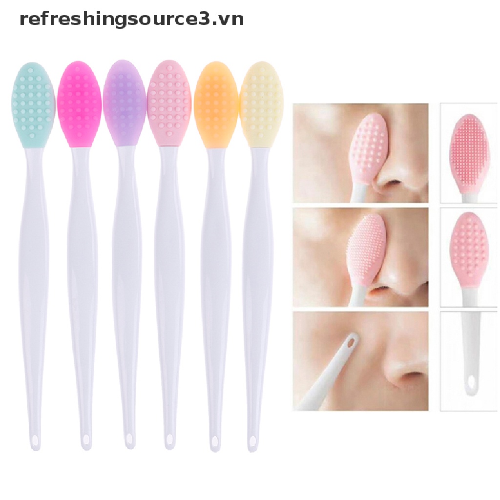 (Hàng Mới Về) Dụng Cụ silicone Loại Bỏ Mụn Đầu Đen Tiện Lợi Chất Lượng Cao