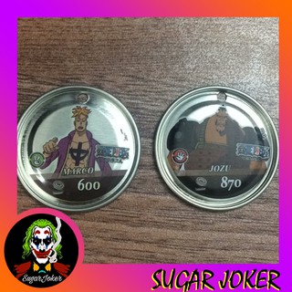 Thẻ bài Toonies One Piece (thẻ bạc): Băng râu trắng Marco & Jozu