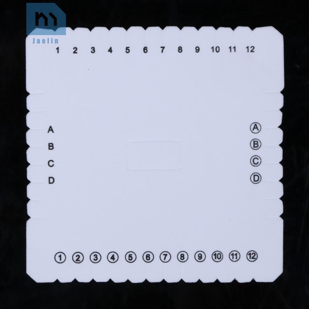 Bộ 2 cái đĩa kumihimo hình tròn/vuông dùng bện dây làm vòng tay