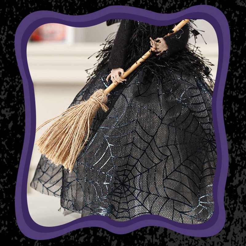 Búp Bê Phù Thủy Trang Trí Halloween Sáng Tạo