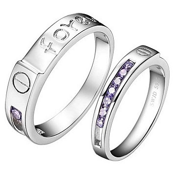 Nhẫn Đôi Bạc Hiểu Minh NC007