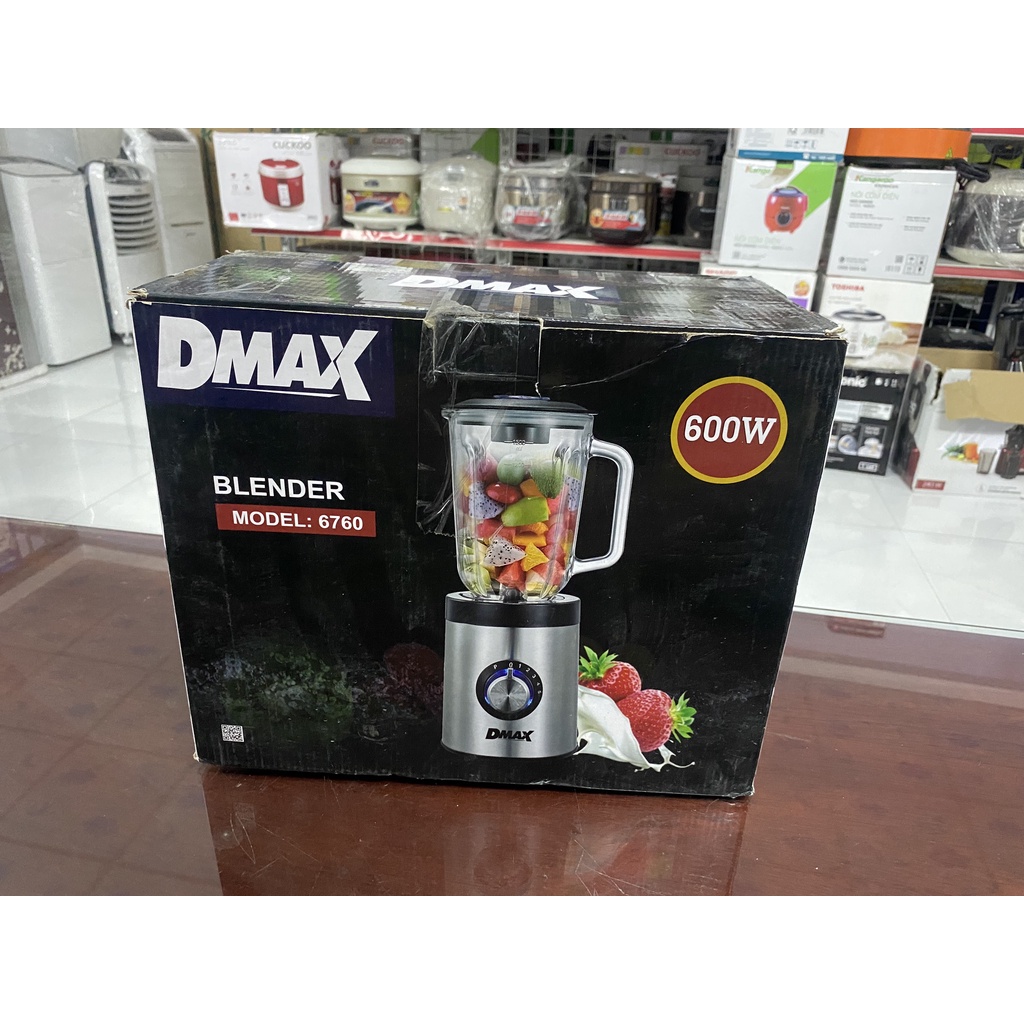 Máy xay sinh tố DMAX 6760 cối thủy tinh công suất 600W - Hàng trưng bày