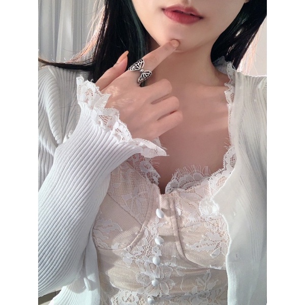 set 2 chiếc nhẫn hình cánh cá tính phong cách hàn quốc