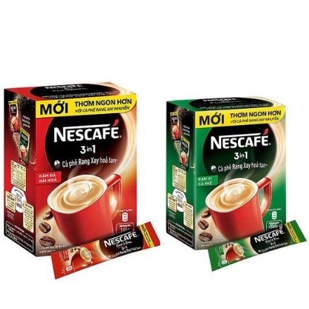 Cà phê rang xay hoà tan Nescafe 3in1 vị Đậm đà hài hoà / Đậm vị cà phê gói 255g / 340g