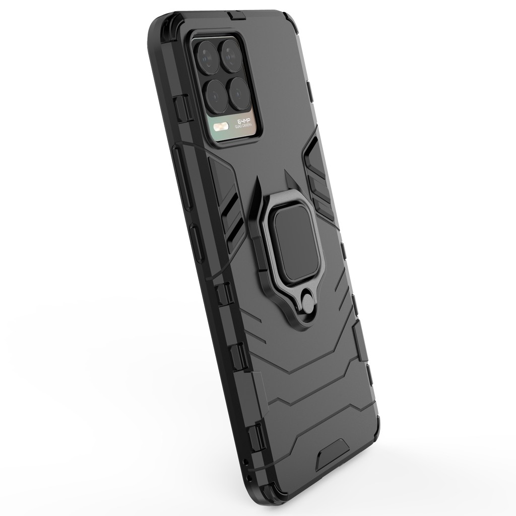 Ốp lưng Oppo Realme 8 / Realme 8 Pro Iron Man Iring chống sốc giá đỡ nhẫn hút ô tô