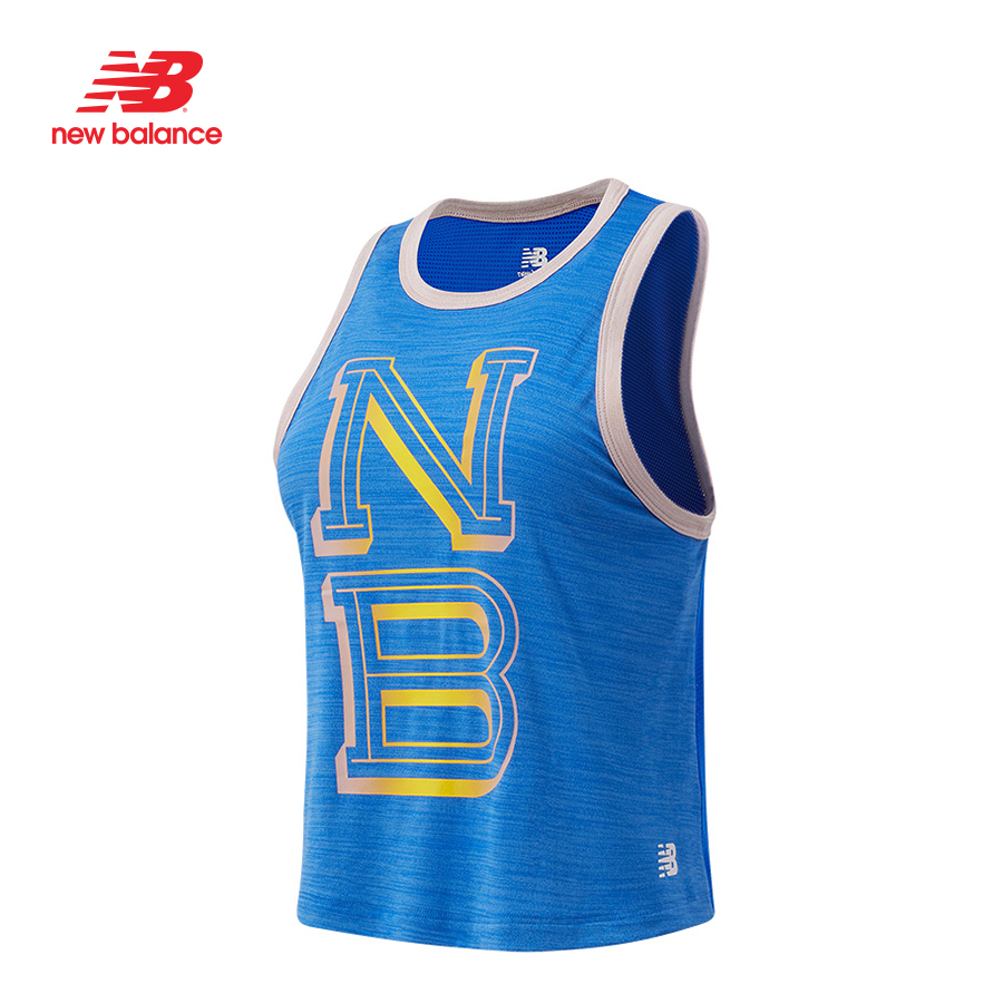Áo thun ba lỗ chạy bộ nữ NEW BALANCE Running AWT03221CH1 (form châu á)