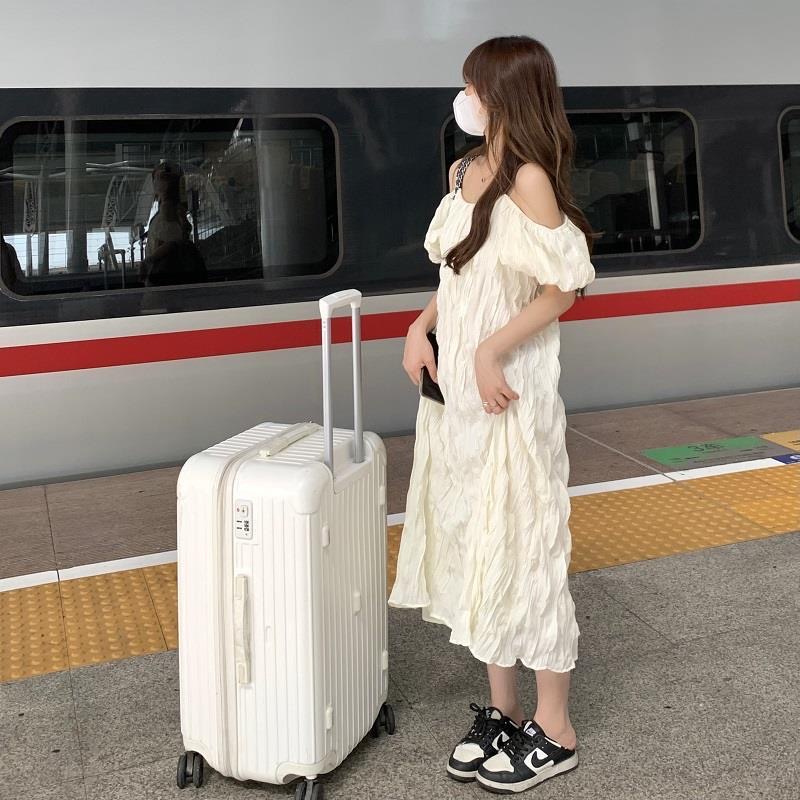 Đầm Maxi Sát Nách Xếp Ly Thời Trang Mùa Hè Xinh Xắn Cho Nữ