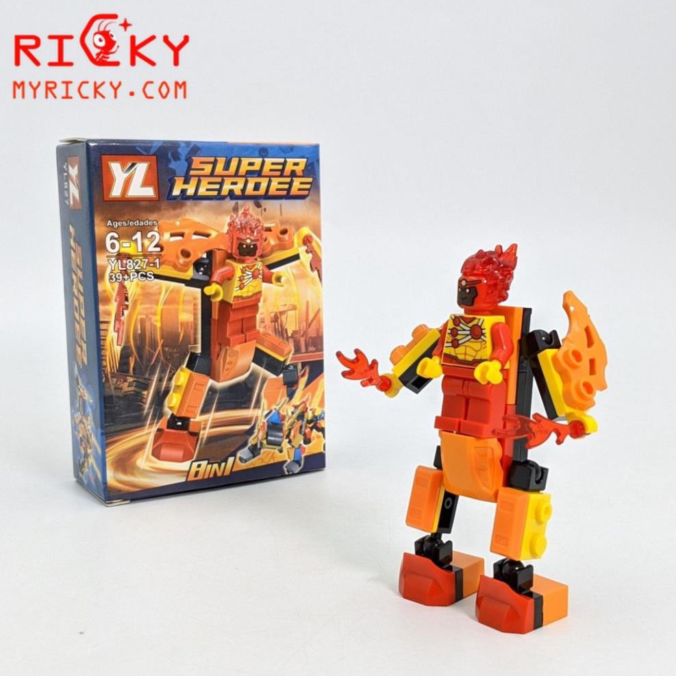 Bộ lego lắp ráp siêu anh hùng SUPER HERO - 39+ miếng ghép