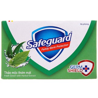 Combo 10 cục xà bông Safeguard 135g màu xanh