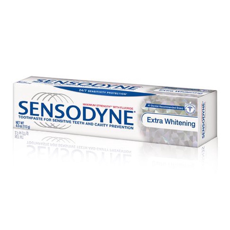 Kem Đánh Răng Sensodyne Mỹ Chống Ê Buốt Và Làm Trắng Răng Sensodyne Extra Whitening 184G