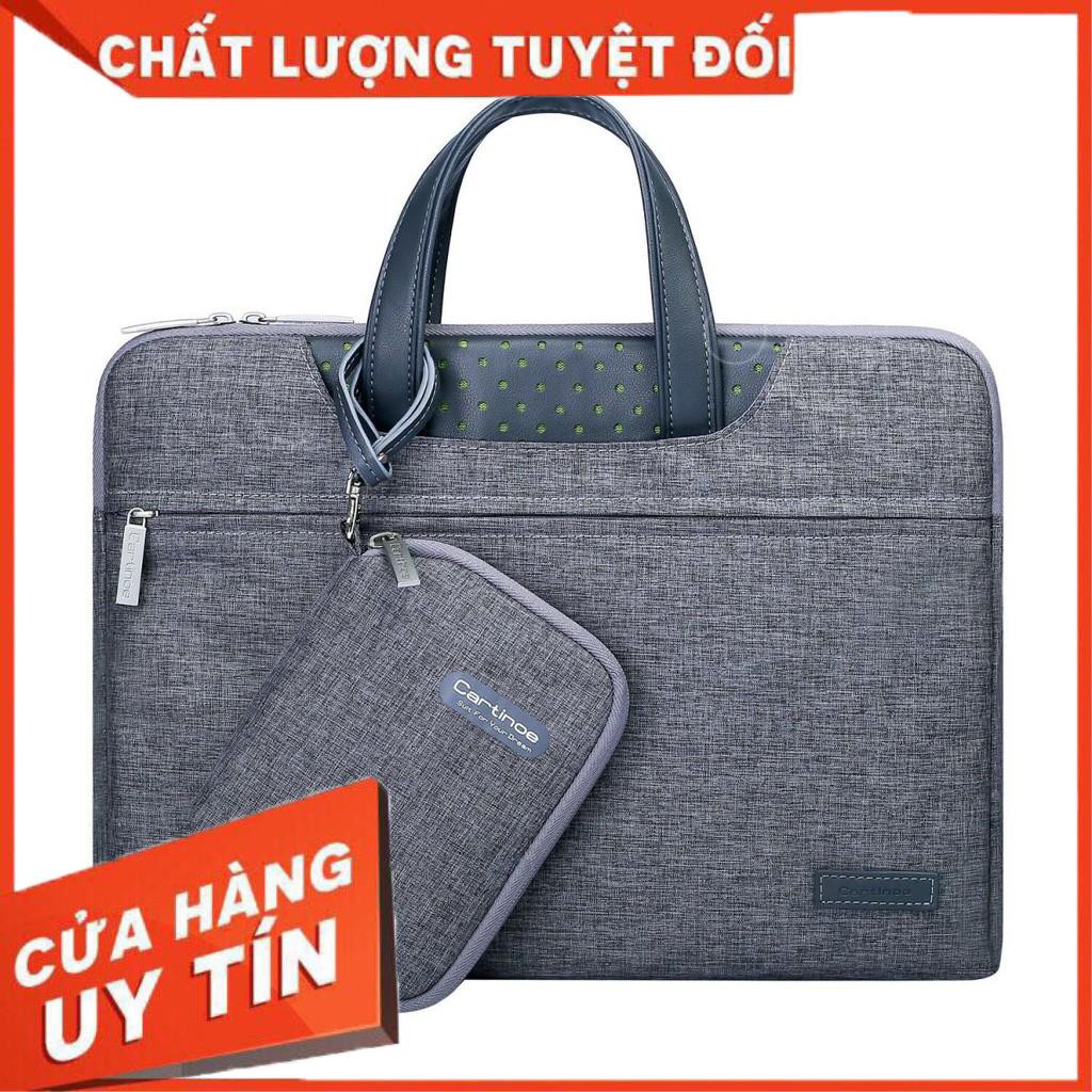 Túi Xách + Túi Đựng Sạc Cartinoe Cho Macbook - Laptop - Xám túi macbook túi laptop