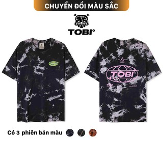 [Mã BMLT35 giảm đến 35K đơn 99K] Áo Thun tay lỡ TieDye unisex chính hãng local brand TOBI - 100% Cotton, thoáng mát