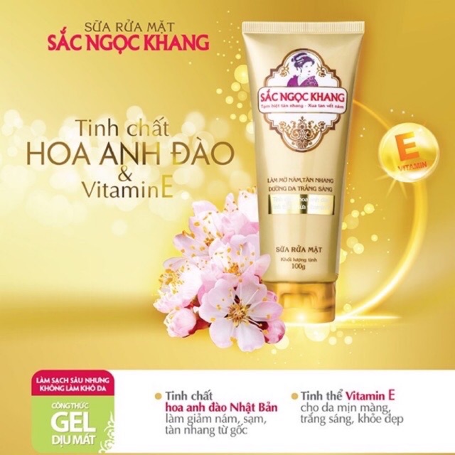 sữa rửa mặt trị nám,tàn nhang