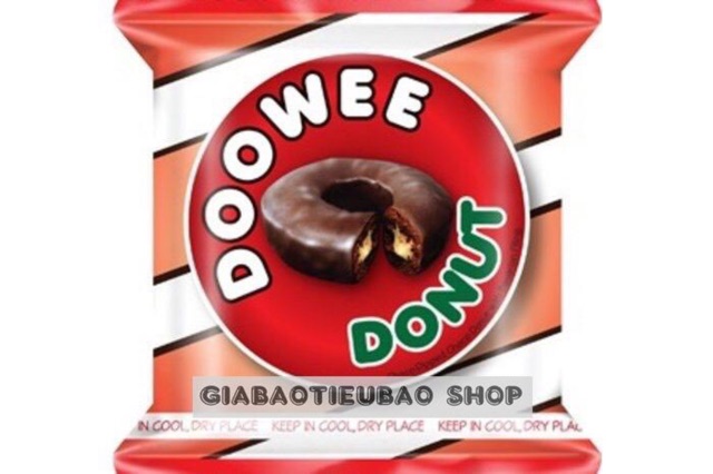 Bịch 12 Bánh Donut Doowee 360gr ( 12 chiếc)