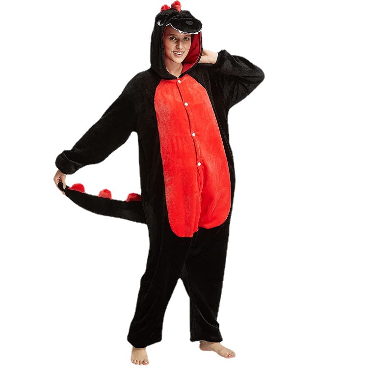 Bộ đồ ngủ in hình khủng long cho cặp đôi