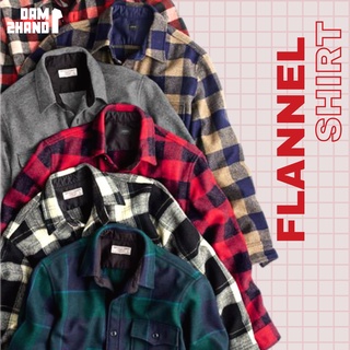 Áo sơmi flannel 2hand tuyển chọn vải đẹp - kéo hình lựa mẫu