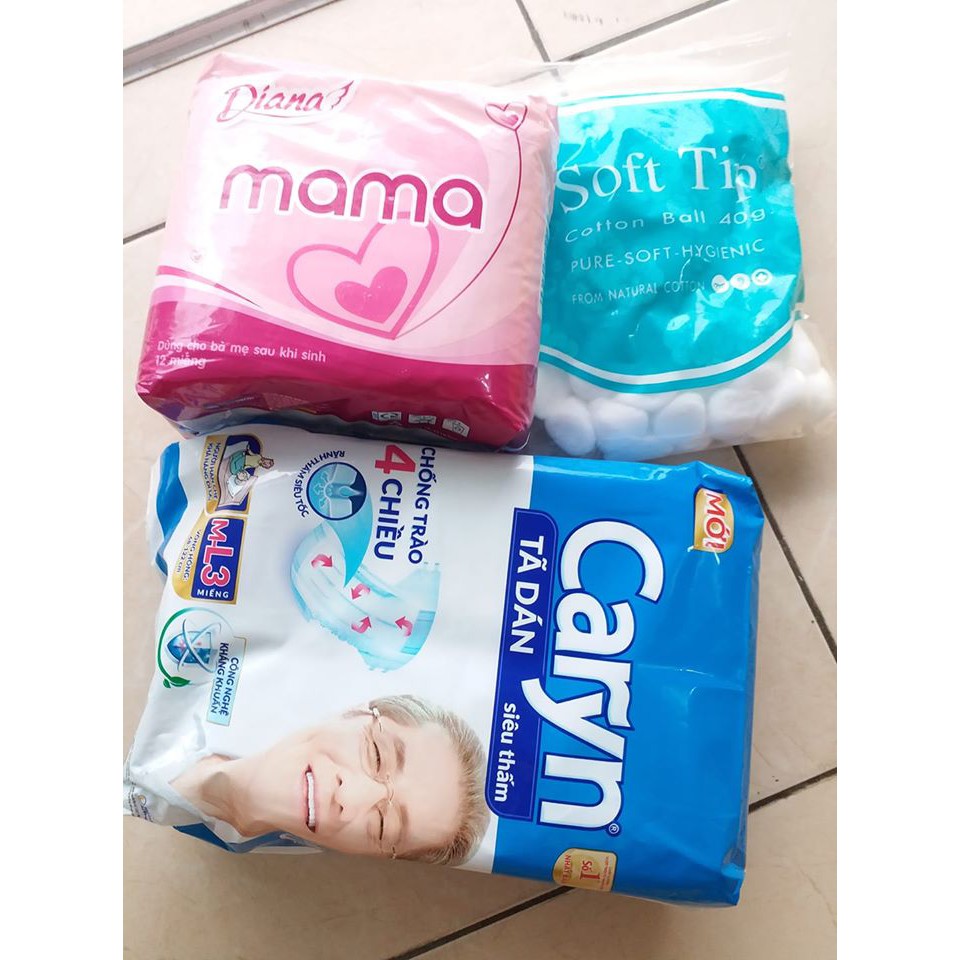 Băng Vệ Sinh MAMA ,Combo 3 Gói Băng Vệ Sinh Cho Mẹ DIANA