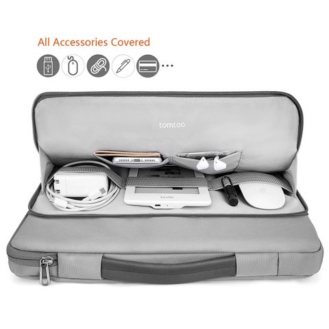 Túi Xách Laptop Nam Nữ Công Sở Brief Case 13, 15.6, 16inch  Nhập Khẩu Chính Hãng Thương Hiệu Tomtoc