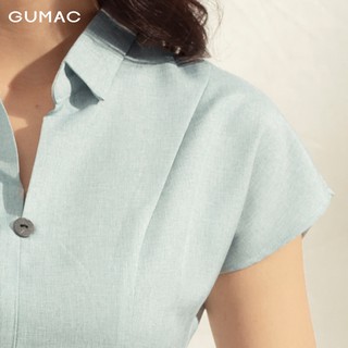Đầm sơ mi nữ phối nút DA1154 GUMAC