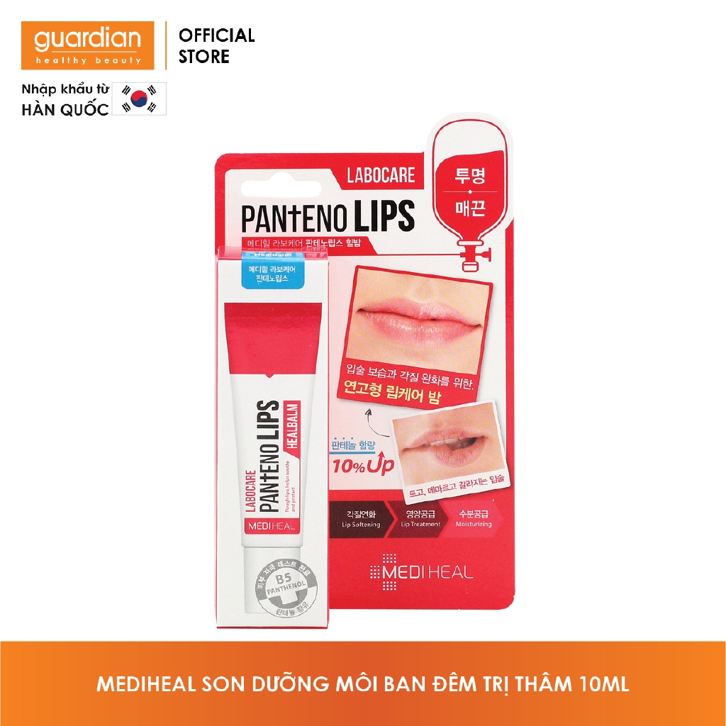 Son dưỡng môi ban đêm MEDIHEAL Labocare Pantenolips Healbalm 10m