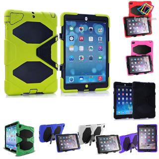 Ốp máy tính bảng silicone cứng chống sốc kèm giá đỡ cho iPad Air 2