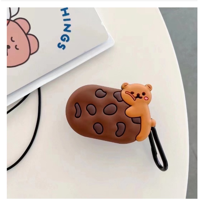 Vỏ Bảo Vệ Hộp Sạc Tai Nghe bluetooth Không Dây OPPO enco Air (ET181) / enco buds Bằng Silicon Mềm Họa Tiết Hoạt Hình 3D Dễ Thương
