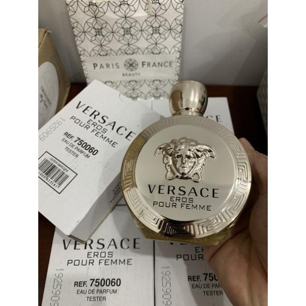 Chính hãng Mỹ- Nước hoa Versace Eros Pour Femme EDP 100ml. Tester 750060 (Hộp carton như hình)