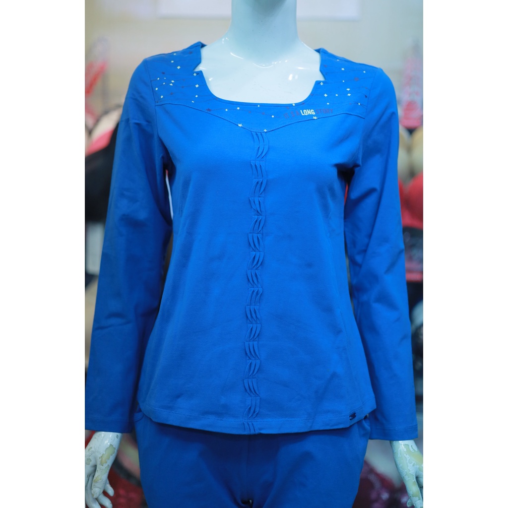 [CHÍNH HÃNG] Bộ đồ thu đông mặc nhà cotton cao cấp WINNY - SET dài tay quần dài đẹp, nữ tính | BigBuy360 - bigbuy360.vn