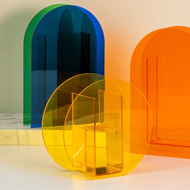 Lọ Hoa Bằng Acrylic Mềm Mại Trang Trí Nhà Cửa / Văn Phòng / Phòng Ngủ