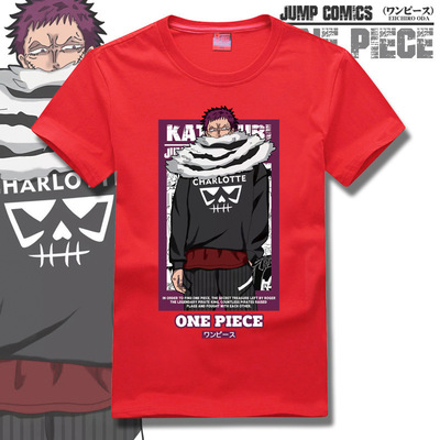 Anime ONE PIECE Cosplay Tops Luffy Edward Newgate Ace T-shirts Unisex Short Sleeve black Shirt Casual Loose Round Neck