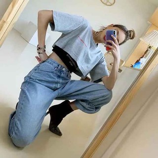Sét áo croptop form lỡ kèm áo trong siêu chất TTSLA0022