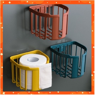 Giỏ đựng giấy vệ sinh dán tường siêu chắc, đồ nhà tắm mini thiết kế thông minh, giải pháp tiết kiệm không gian hiện đại